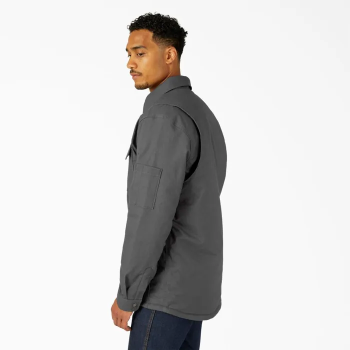 Dickies Shirt Jackets Water Repellent FleeceLined Duck Shirt Jacket Slate Gray Slate Gray sl 8211 Men Dickies Shirt Jackets Water Repellent FleeceLined Duck Shirt Jacket Slate Gray Slate Gray sl 8211 Men