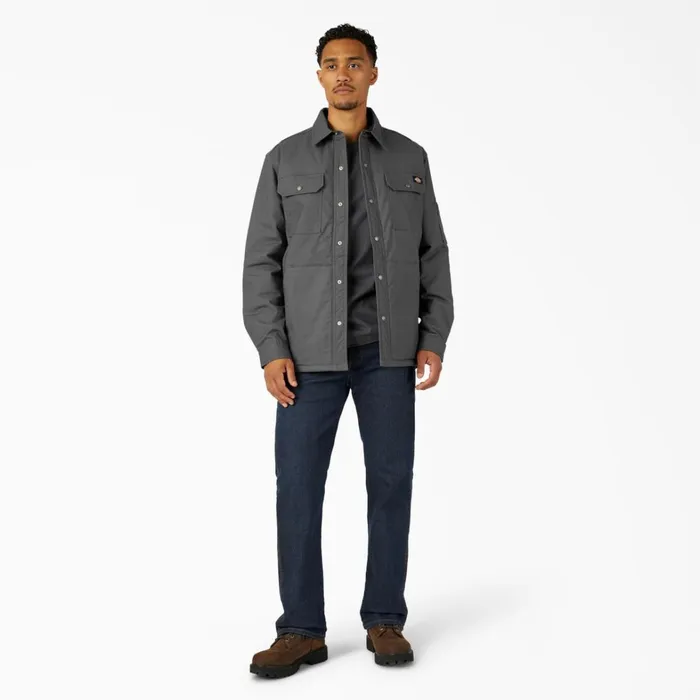Dickies Shirt Jackets Water Repellent FleeceLined Duck Shirt Jacket Slate Gray Slate Gray sl 8211 Men Dickies Shirt Jackets Water Repellent FleeceLined Duck Shirt Jacket Slate Gray Slate Gray sl 8211 Men