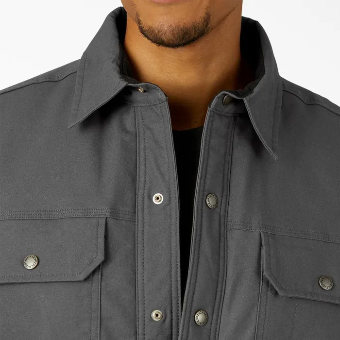 Dickies Shirt Jackets Water Repellent FleeceLined Duck Shirt Jacket Slate Gray Slate Gray sl 8211 Men Dickies Shirt Jackets Water Repellent FleeceLined Duck Shirt Jacket Slate Gray Slate Gray sl 8211 Men