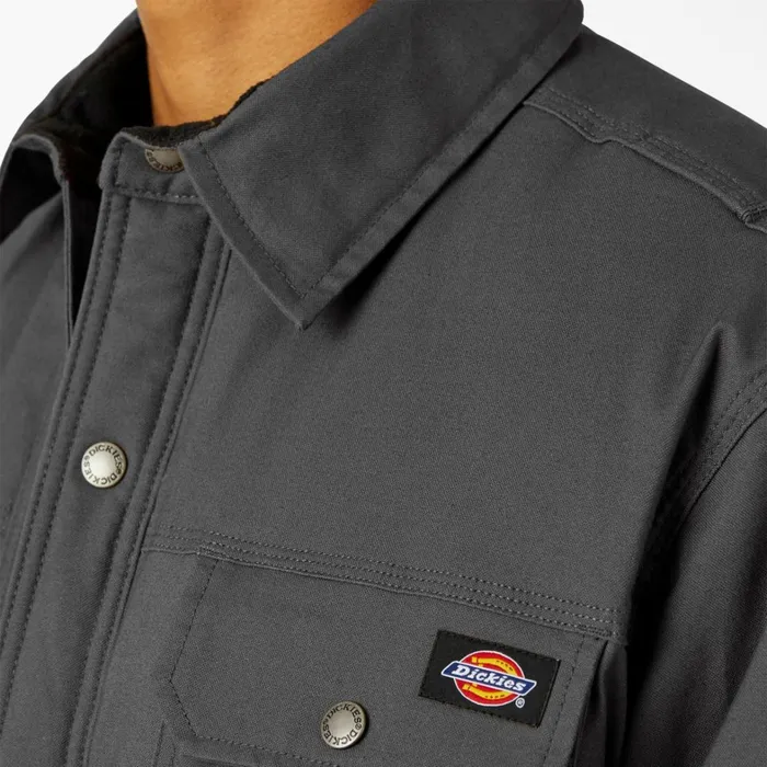 Dickies Shirt Jackets Water Repellent FleeceLined Duck Shirt Jacket Slate Gray Slate Gray sl 8211 Men Dickies Shirt Jackets Water Repellent FleeceLined Duck Shirt Jacket Slate Gray Slate Gray sl 8211 Men