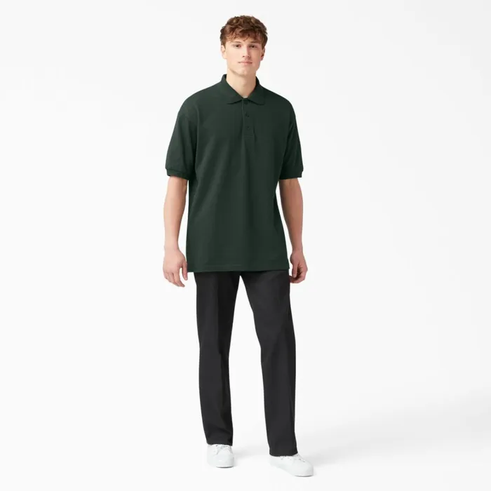Dickies Shirts Adult Size Piqu Short Sleeve Polo Hunter Green Hunter Green gh 8211 Kids Dickies Shirts Adult Size Piqu Short Sleeve Polo Hunter Green Hunter Green gh 8211 Kids