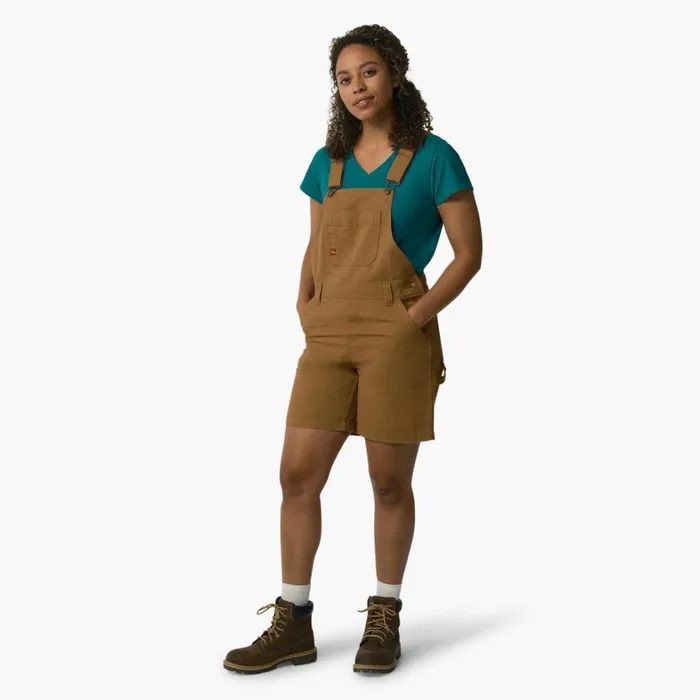 Dickies Shortalls Women039s Relaxed Fit Bib Shortalls 7034 Rinsed Brown Duck Rinsed Brown Duck rbd 8211 Women Dickies Shortalls Women039s Relaxed Fit Bib Shortalls 7034 Rinsed Brown Duck Rinsed Brown Duck rbd 8211 Women