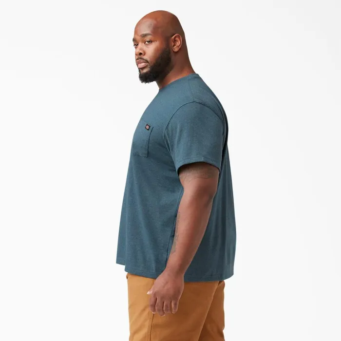 Dickies TShirts Heavyweight Heathered Short Sleeve Pocket TShirt Baltic Blue Baltic Blue bud 8211 Men Dickies TShirts Heavyweight Heathered Short Sleeve Pocket TShirt Baltic Blue Baltic Blue bud 8211 Men