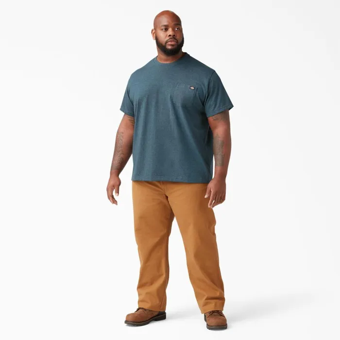 Dickies TShirts Heavyweight Heathered Short Sleeve Pocket TShirt Baltic Blue Baltic Blue bud 8211 Men Dickies TShirts Heavyweight Heathered Short Sleeve Pocket TShirt Baltic Blue Baltic Blue bud 8211 Men