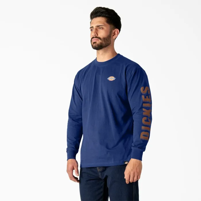 Dickies TShirts Long Sleeve Workwear Graphic TShirt Surf Blue Surf Blue fl 8211 Men Dickies TShirts Long Sleeve Workwear Graphic TShirt Surf Blue Surf Blue fl 8211 Men