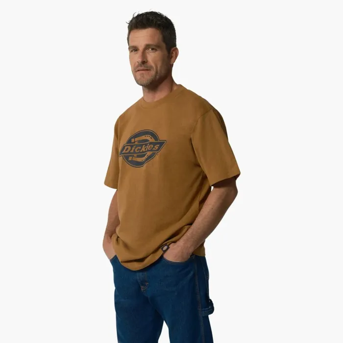Dickies TShirts Short Sleeve Heavyweight Logo TShirt Brown Duck Brown Duck bd 8211 Men Dickies TShirts Short Sleeve Heavyweight Logo TShirt Brown Duck Brown Duck bd 8211 Men