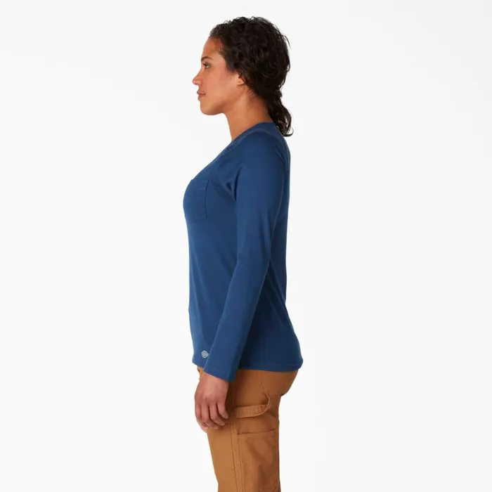 Dickies TShirts Women039s Cooling Long Sleeve Pocket TShirt Dynamic Navy Dynamic Navy dy2 8211 Women Dickies TShirts Women039s Cooling Long Sleeve Pocket TShirt Dynamic Navy Dynamic Navy dy2 8211 Women