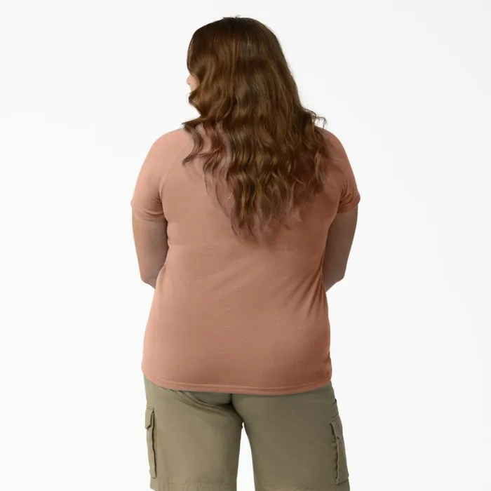 Dickies TShirts Women039s Plus Cooling Short Sleeve Pocket TShirt Cork Single Dye Heather Cork Single Dye Heather c2k 8211 Women Dickies TShirts Women039s Plus Cooling Short Sleeve Pocket TShirt Cork Single Dye Heather Cork Single Dye Heather c2k 8211 Women