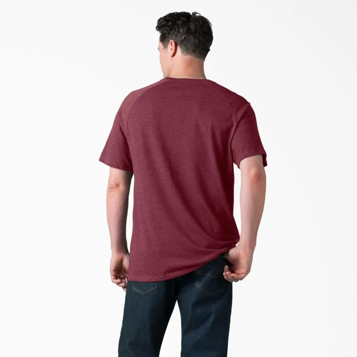 Dickies Work Shirts Cooling Short Sleeve Pocket TShirt Burgundy Heather Burgundy Heather byh 8211 Men Dickies Work Shirts Cooling Short Sleeve Pocket TShirt Burgundy Heather Burgundy Heather byh 8211 Men