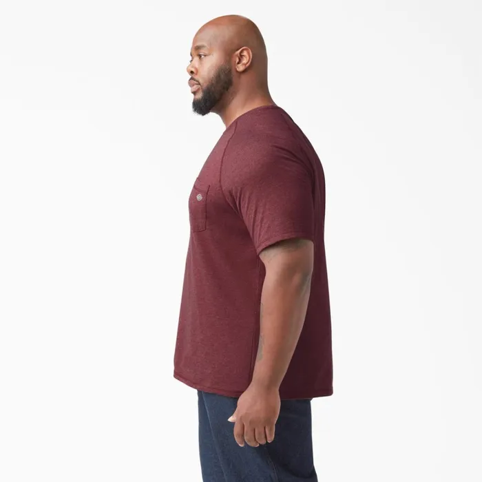 Dickies Work Shirts Cooling Short Sleeve Pocket TShirt Burgundy Heather Burgundy Heather byh 8211 Men Dickies Work Shirts Cooling Short Sleeve Pocket TShirt Burgundy Heather Burgundy Heather byh 8211 Men