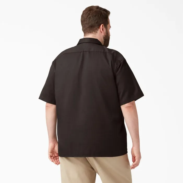 Dickies Work Shirts Short Sleeve Work Shirt Dark Brown Dark Brown db 8211 Men Dickies Work Shirts Short Sleeve Work Shirt Dark Brown Dark Brown db 8211 Men