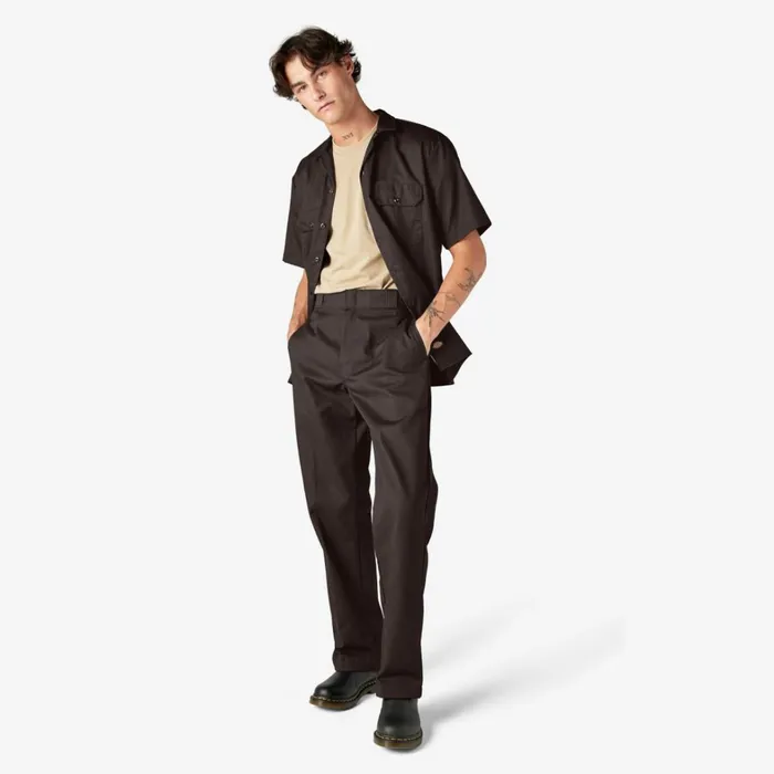 Dickies Work Shirts Short Sleeve Work Shirt Dark Brown Dark Brown db 8211 Men Dickies Work Shirts Short Sleeve Work Shirt Dark Brown Dark Brown db 8211 Men
