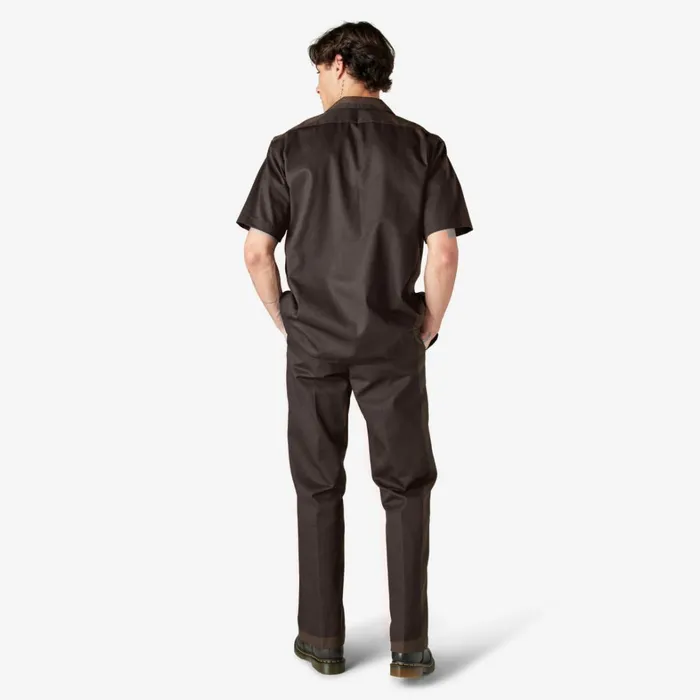 Dickies Work Shirts Short Sleeve Work Shirt Dark Brown Dark Brown db 8211 Men Dickies Work Shirts Short Sleeve Work Shirt Dark Brown Dark Brown db 8211 Men