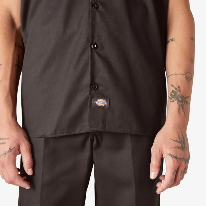Dickies Work Shirts Short Sleeve Work Shirt Dark Brown Dark Brown db 8211 Men Dickies Work Shirts Short Sleeve Work Shirt Dark Brown Dark Brown db 8211 Men