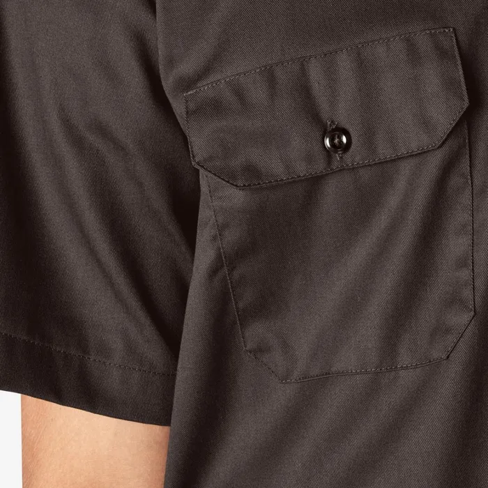 Dickies Work Shirts Short Sleeve Work Shirt Dark Brown Dark Brown db 8211 Men Dickies Work Shirts Short Sleeve Work Shirt Dark Brown Dark Brown db 8211 Men