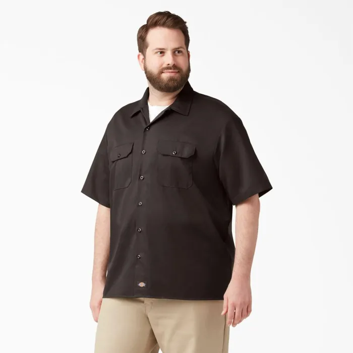 Dickies Work Shirts Short Sleeve Work Shirt Dark Brown Dark Brown db 8211 Men Dickies Work Shirts Short Sleeve Work Shirt Dark Brown Dark Brown db 8211 Men