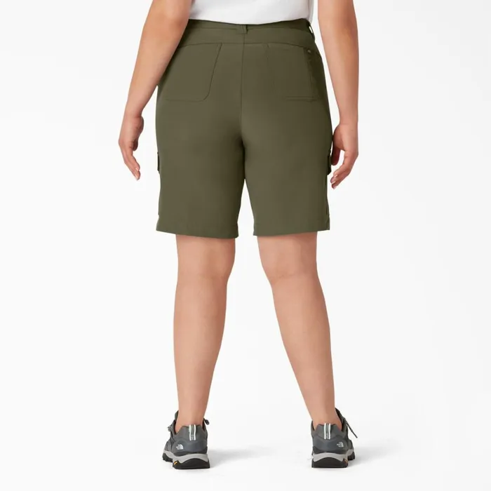 Dickies Work Shorts Women039s Plus Cooling Slim Fit Cargo Shorts 10034 Military Green Military Green ml 8211 Women Dickies Work Shorts Women039s Plus Cooling Slim Fit Cargo Shorts 10034 Military Green Military Green ml 8211 Women
