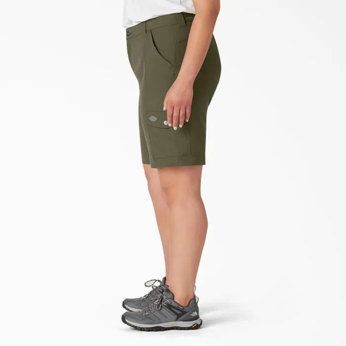 Dickies Work Shorts Women039s Plus Cooling Slim Fit Cargo Shorts 10034 Military Green Military Green ml 8211 Women Dickies Work Shorts Women039s Plus Cooling Slim Fit Cargo Shorts 10034 Military Green Military Green ml 8211 Women