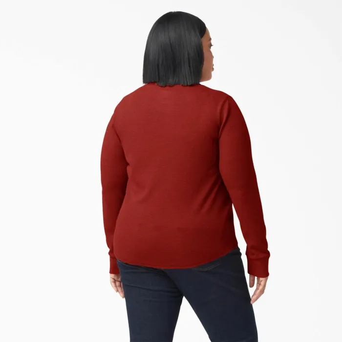 Dickies Work Tops Women039s Plus Long Sleeve Thermal Shirt Molten Lava Heather Molten Lava Heather m2h 8211 Women Dickies Work Tops Women039s Plus Long Sleeve Thermal Shirt Molten Lava Heather Molten Lava Heather m2h 8211 Women
