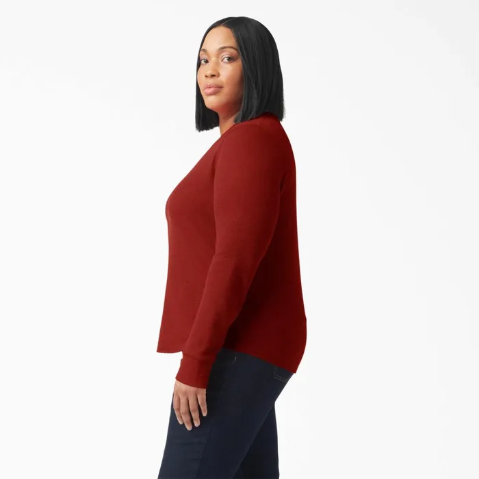 Dickies Work Tops Women039s Plus Long Sleeve Thermal Shirt Molten Lava Heather Molten Lava Heather m2h 8211 Women Dickies Work Tops Women039s Plus Long Sleeve Thermal Shirt Molten Lava Heather Molten Lava Heather m2h 8211 Women