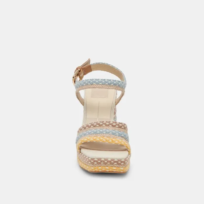 Dolce Vita Arnela Heels Citrus Multi Woven Women Heels