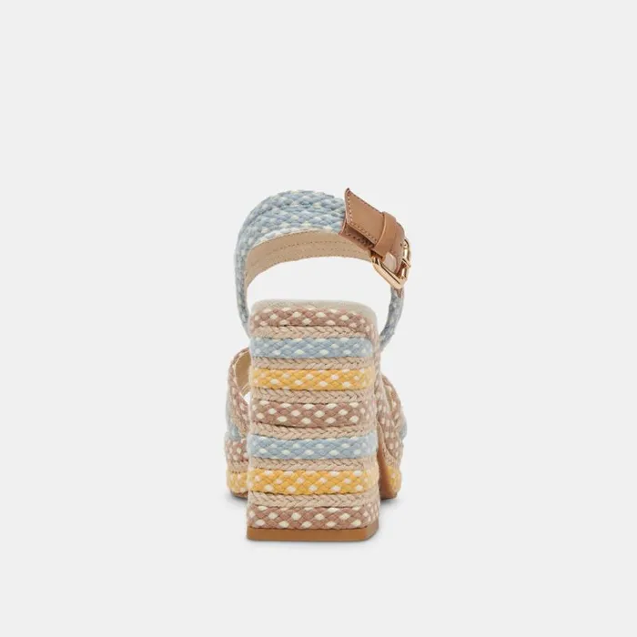 Dolce Vita Arnela Heels Citrus Multi Woven Women Heels