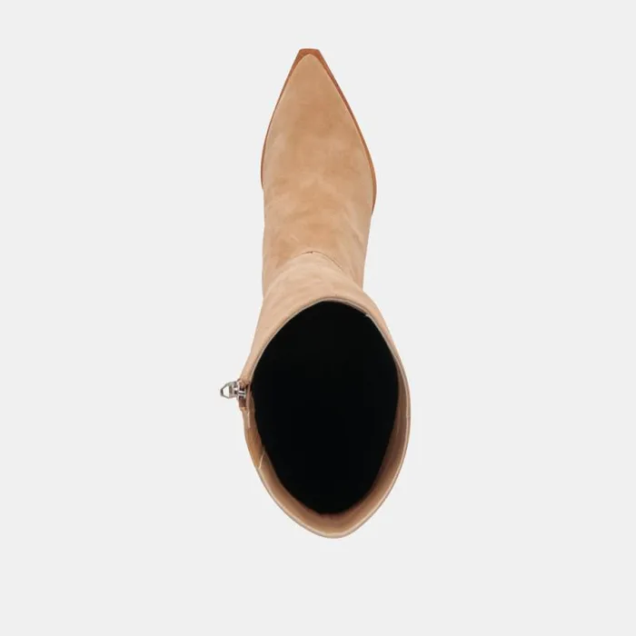 Dolce Vita Auggie Boots Camel Suede Women Boots and Booties