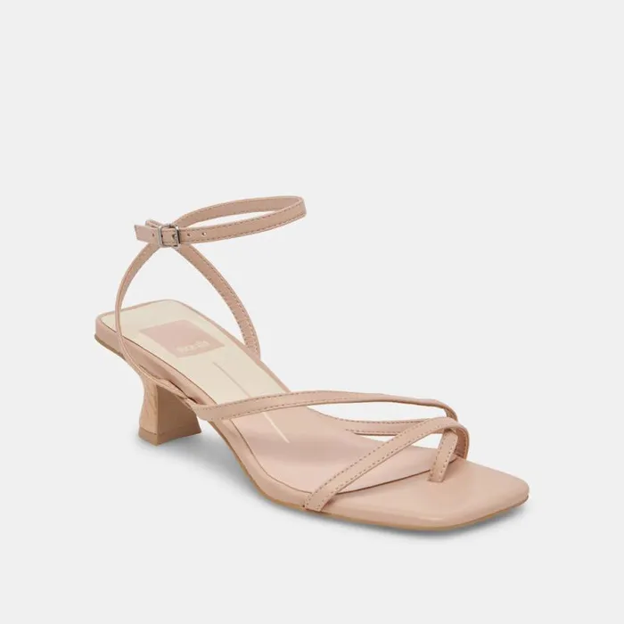 Dolce Vita Baylor Heels Cream Leather Women Heels