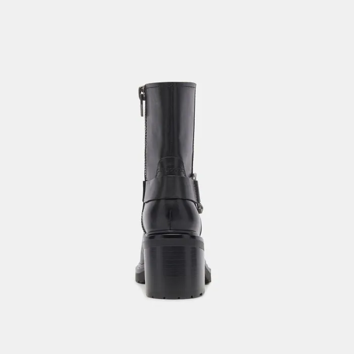 Dolce Vita Camros Boots Black Leather Women Boots and Booties