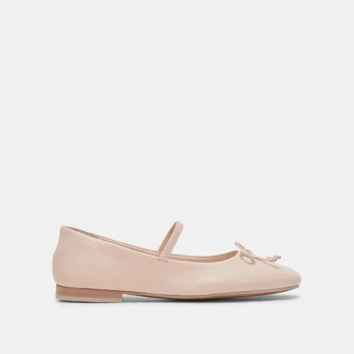 Dolce Vita Carin Ballet Flats Light Pink Leather Women Flats and Loafers