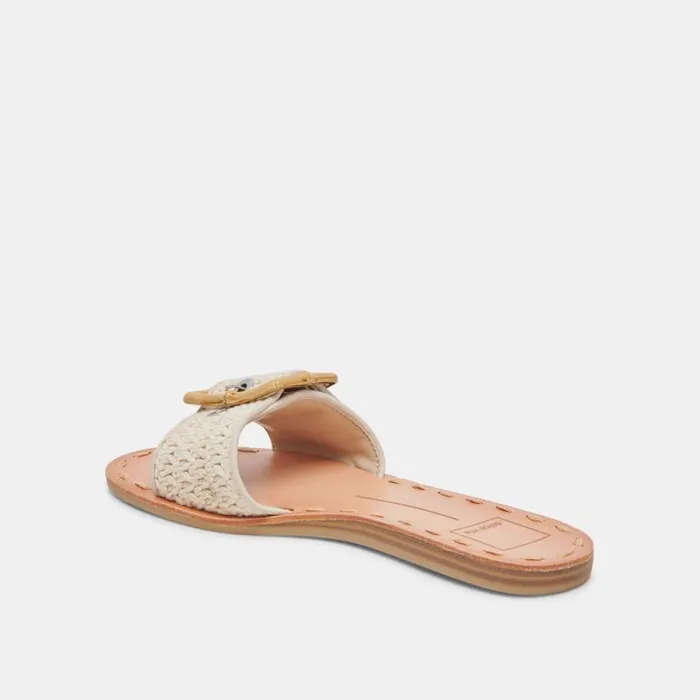 Dolce Vita Dasa Wide Sandals Sandstone Knit Women Sandals