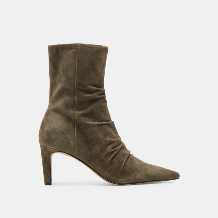 Dolce Vita Fernly Boots Army Suede Women Boots and Booties