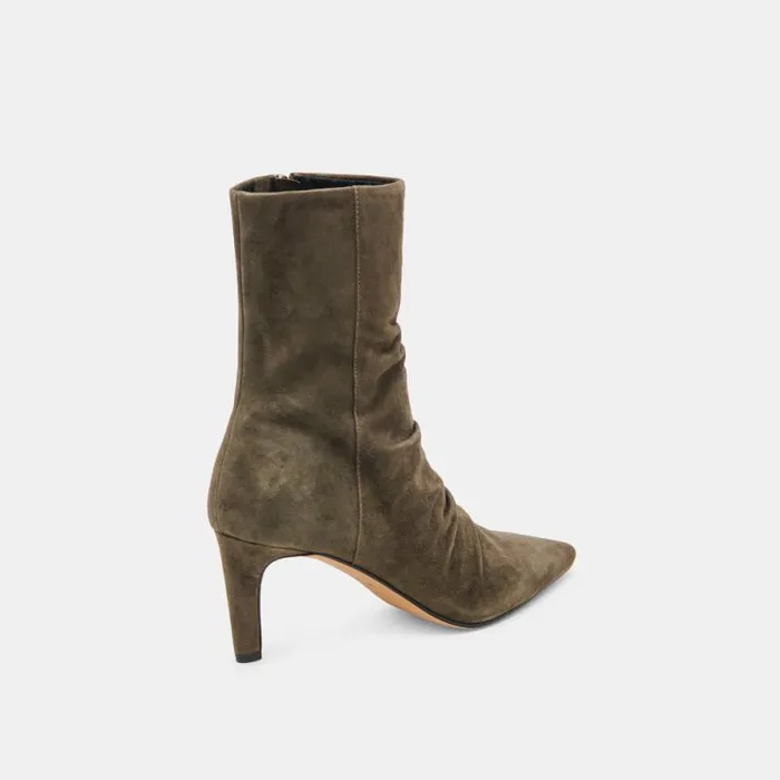 Dolce Vita Fernly Boots Army Suede Women Boots and Booties
