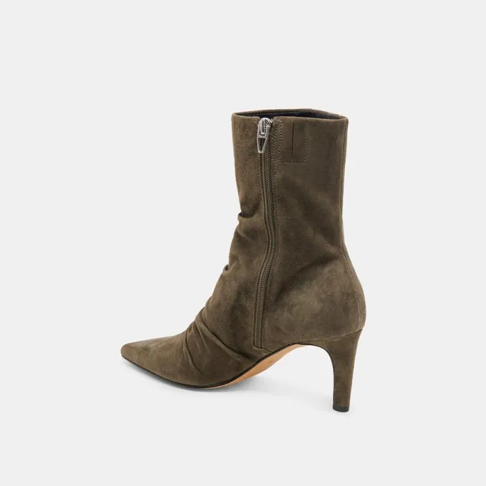 Dolce Vita Fernly Boots Army Suede Women Boots and Booties