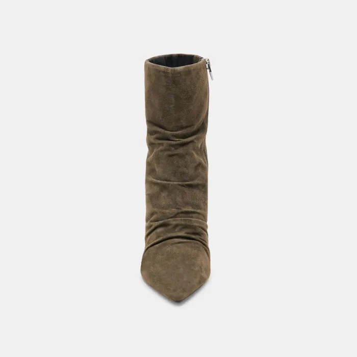 Dolce Vita Fernly Boots Army Suede Women Boots and Booties