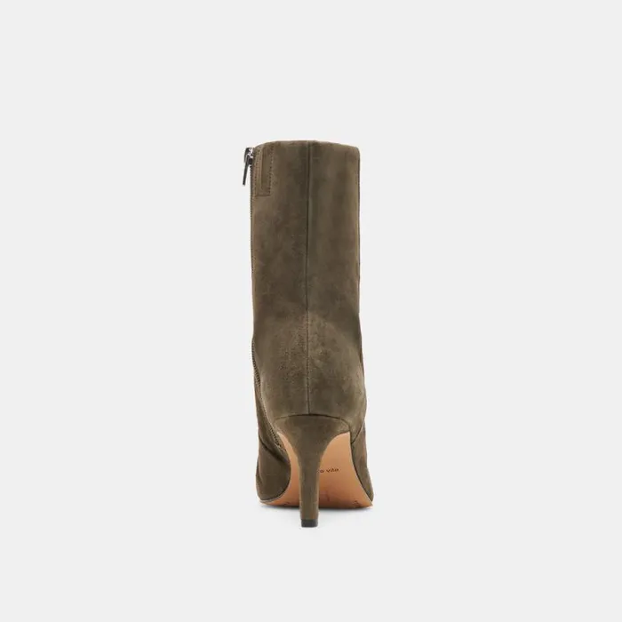 Dolce Vita Fernly Boots Army Suede Women Boots and Booties
