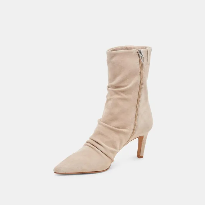 Dolce Vita Fernly Wide Calf Boots Dune Suede Women Boots and Booties