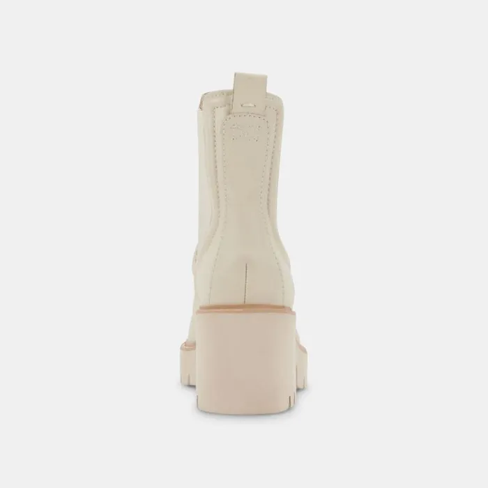 Dolce Vita Hawk H20 Wide Booties Ivory Leather Ivory Leather H2o Women Boots and Booties