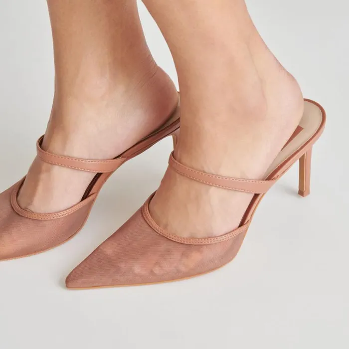 Dolce Vita Katik Heels Cider Mesh Women Heels