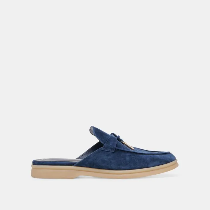 Dolce Vita Lasail Flats Navy Suede Women Flats and Loafers