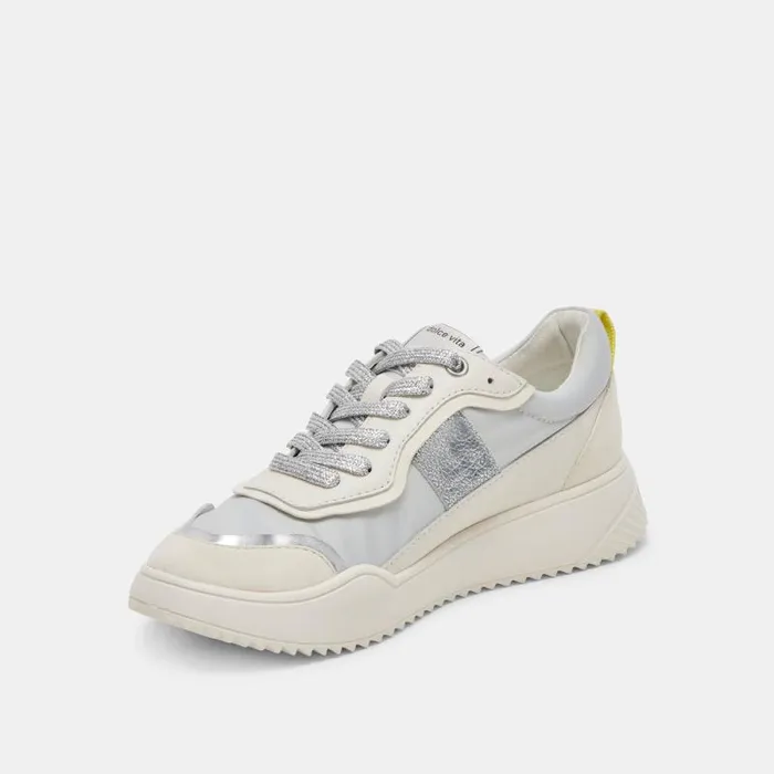 Dolce Vita Lavine Sneakers Silver Multi Nylon Women Sneakers