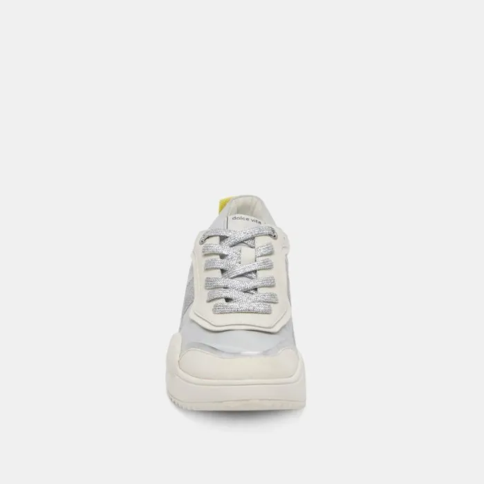 Dolce Vita Lavine Sneakers Silver Multi Nylon Women Sneakers