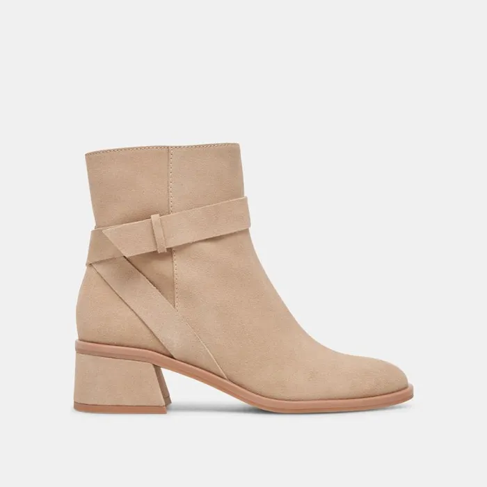 Dolce Vita Leland Booties Dune Suede Women Boots and Booties