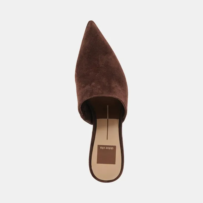 Dolce Vita Lexy Heels Dk Brown Suede Women Heels