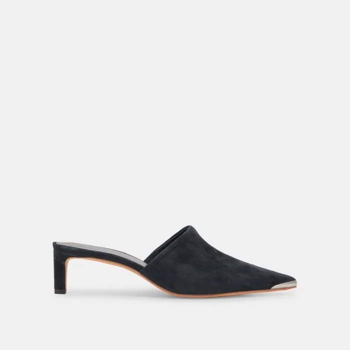 Dolce Vita Lexy Heels Onyx Suede Women Heels