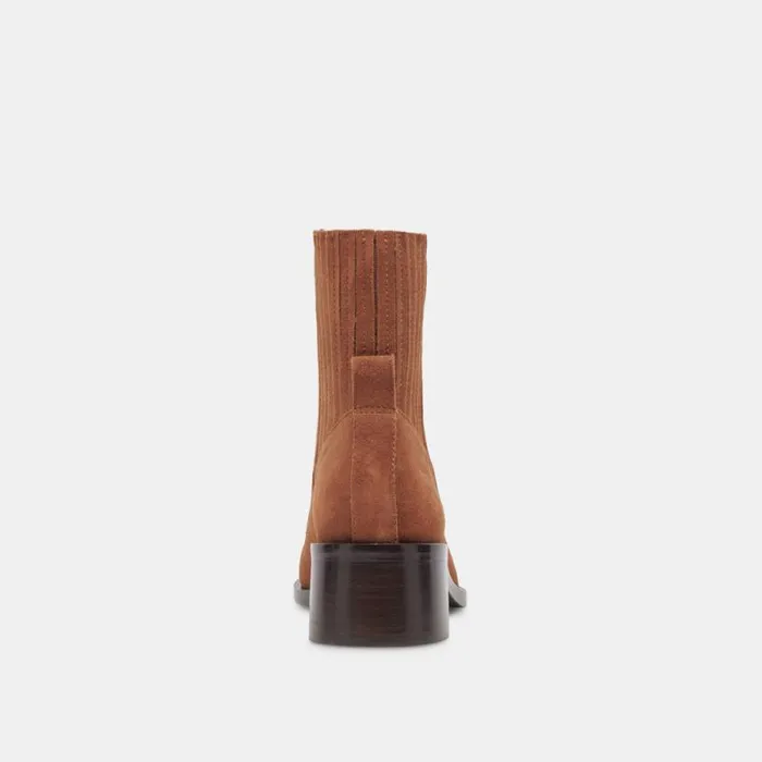 Dolce Vita Linny H2O Boots Brown Suede Women Boots and Booties