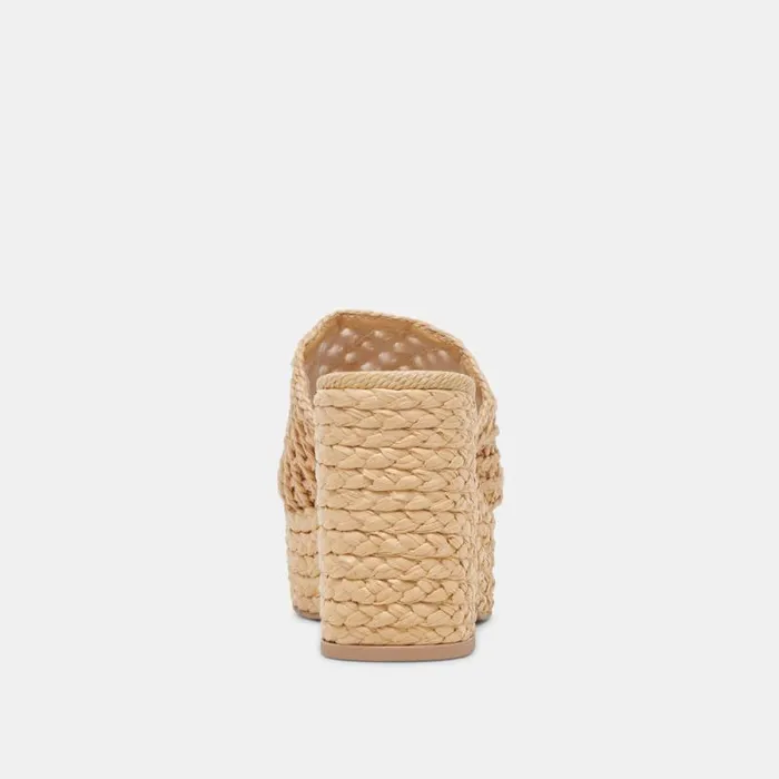 Dolce Vita Lisha Heels Lt Natural Raffia Women Heels