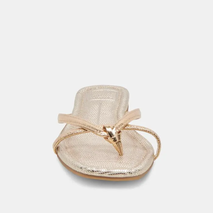 Dolce Vita Lucca Sandals Gold Distressed Stella Women Sandals