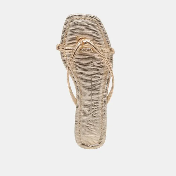 Dolce Vita Lucca Sandals Gold Distressed Stella Women Sandals