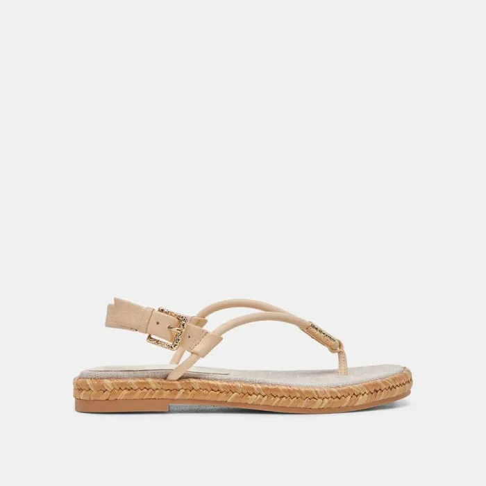 Dolce Vita Meryl Sandals French Vanilla Leather Women Sandals